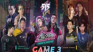 TEAM DOGIE VS TEAM ANDREA (GAME 3) 515 1V1 ALL-STAR SHOWMATCH | MOBILE LEGENDS ALL-STAR PH