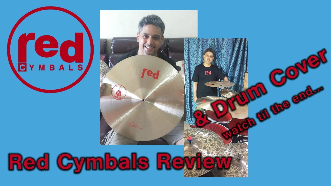 Red Cymbals Review and drum cover by Red Artist Nigel Collasco from India.