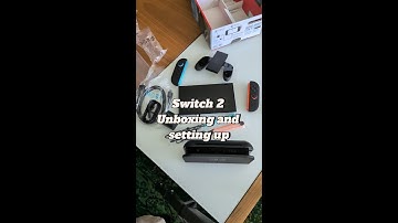 Nintendo Switch 2 Unboxing and setting up