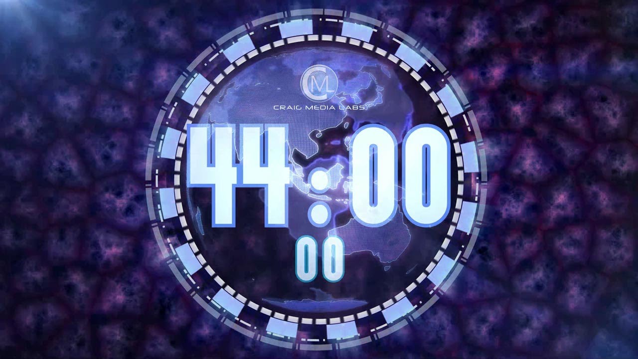 44 Minutes Countdown with audio and voice cues YouTube