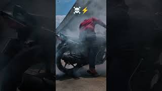 Honda unicorn bs6 par Burn out 💨💨