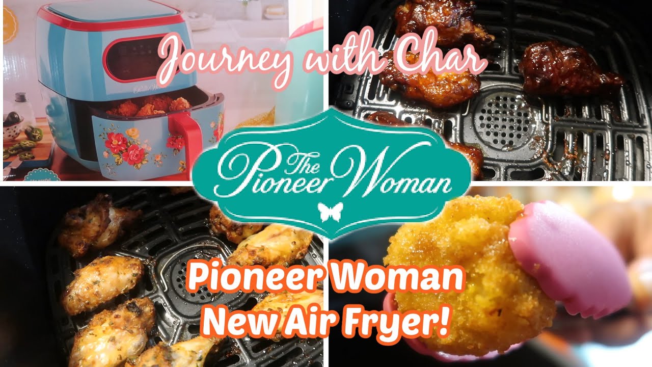 The Pioneer Woman Vintage Floral 6.3 Quart Air Fryer with 13.46 LED Screen