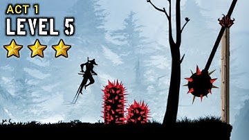 Ninja Arashi 2 | Act 1 | Level 5 | Walkthrough/Playthrough Video.