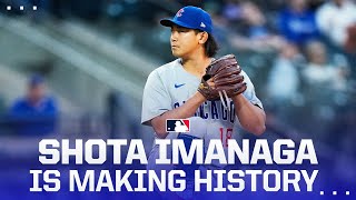 Shota Imanaga is MAKING HISTORY! (5-0, 0.78 ERA so far in MLB career!)  今永昇太
