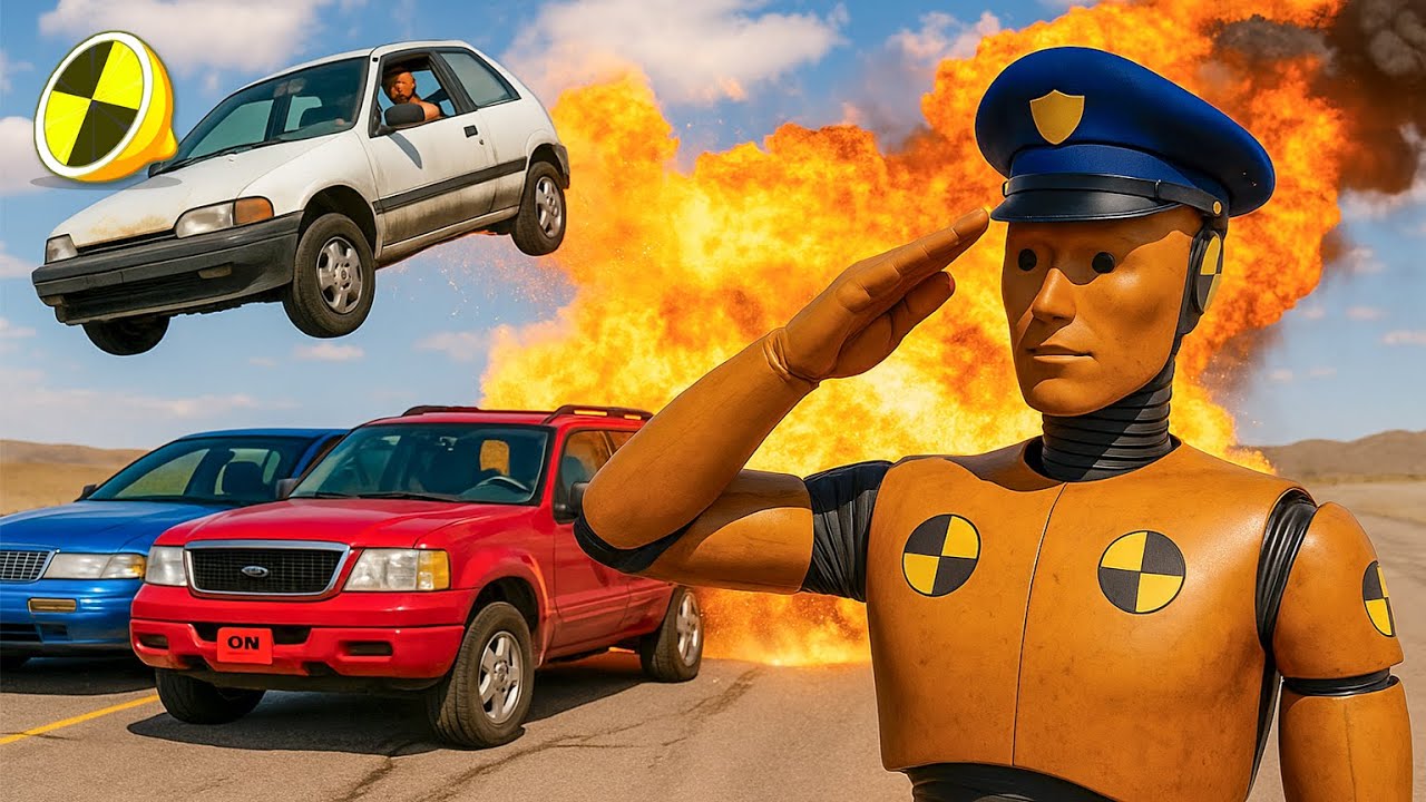 How Dummy Brothers take a Driving Test? BeamNG.Drive YouTube