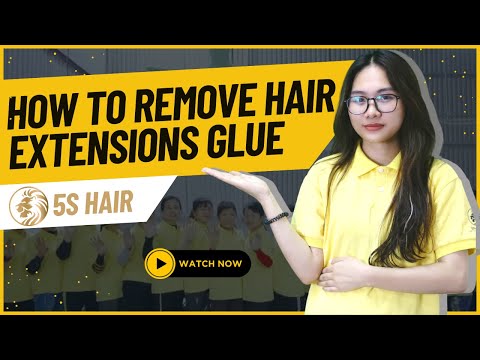 Video: 3 modi per rimuovere la colla dalle trame delle estensioni dei capelli