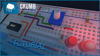 Information Tutorial LM555 TIMER + POTENTIOMETER in CRUMB Circuit Simulator Guide