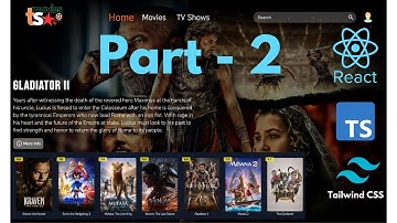 Build a Movie App with React & TypeScript | TMDB API Project | Part - 2