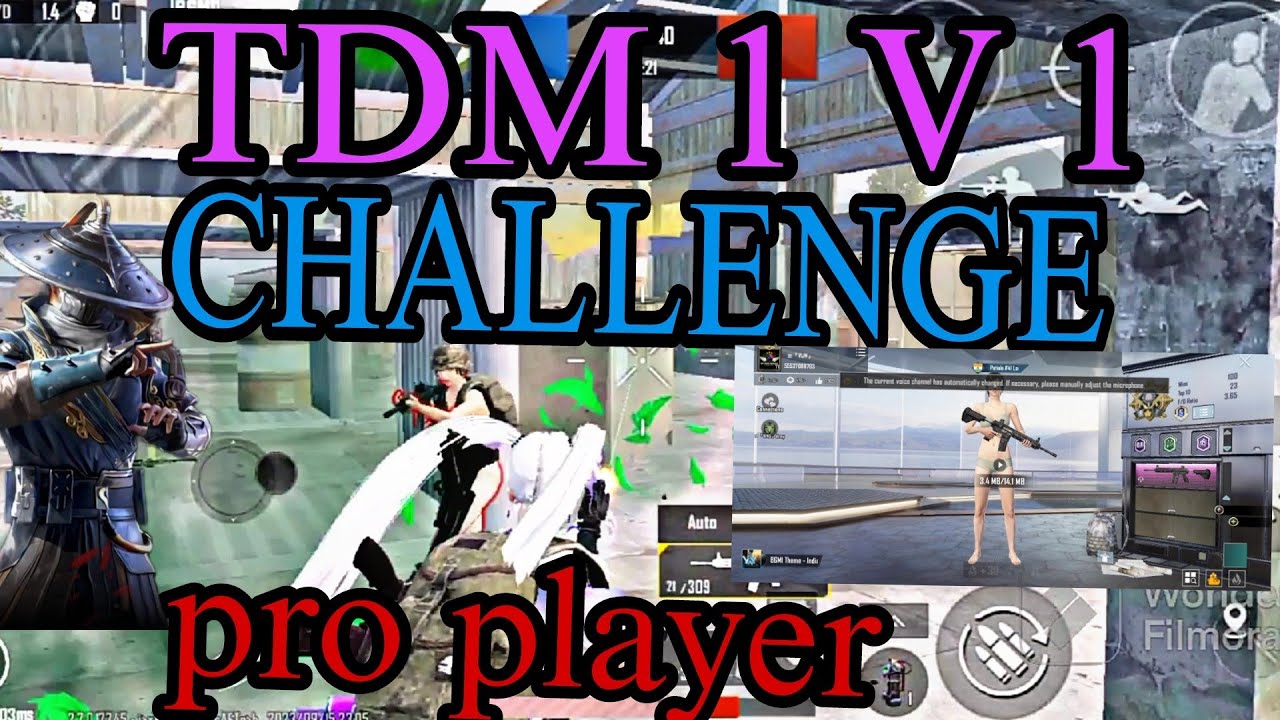 tdm 1 v 1 gameplay 🥵|with pro player| #bgmi#tdm#pubgmobile# ...