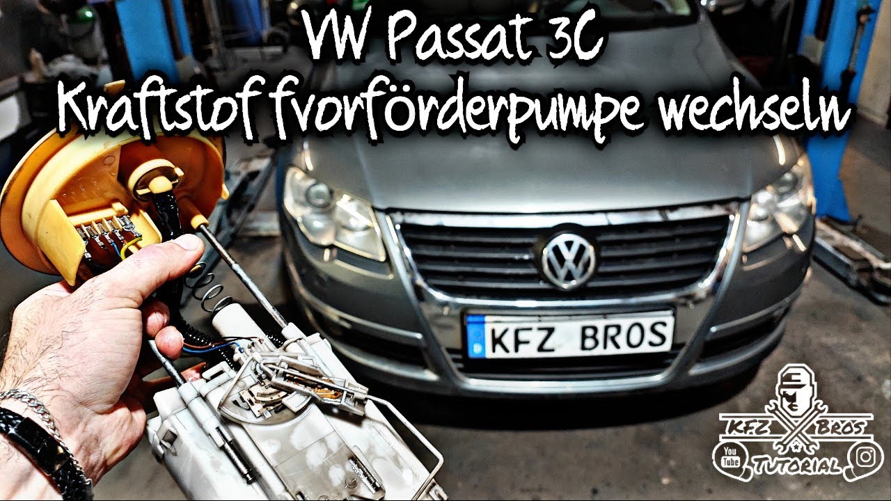 Golf 5 Zündschlüssel Lässt Sich Nicht Drehen VW Passat 3C B6 | TDI | Kraftstoffvorförderpumpe / Tankpumpe wechseln 🔧