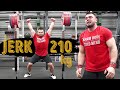 Push JERK 0 - 210 kg Including Warm-Up / Torokhtiy & weightlifting