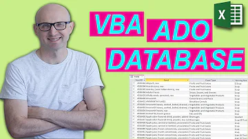 How to use ADO and VBA to Read from a Database