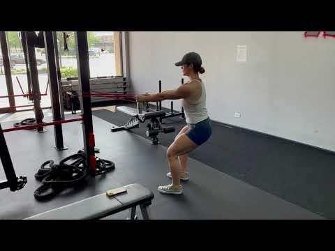 Band Squat Row