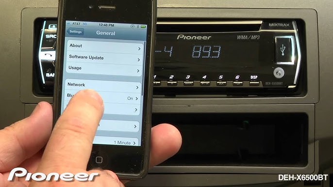 Demo and Features of the Pioneer Car Stereo With Bluetooth - DEH-X6500BT 