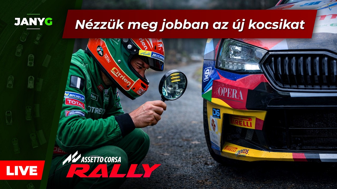 ⛐🚘 Nézzük meg jobban az új kocsikat | Assetto Corsa Rally