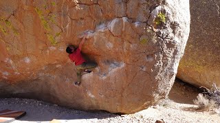 Bishop Bouldering: Go Granny Ho (V7)