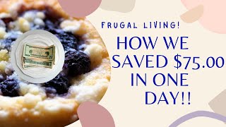 WE SAVED $75 IN ONE DAY! LEARN HOW! FRUGAL OLD FASHIONED LIVING! Blueberry Lemon Cake