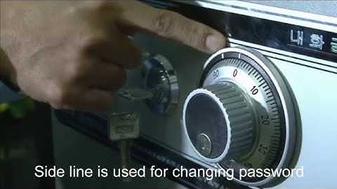 Két sắt Solid | Hướng Dẫn Cài Đặt Mật Khẩu Khóa Cơ