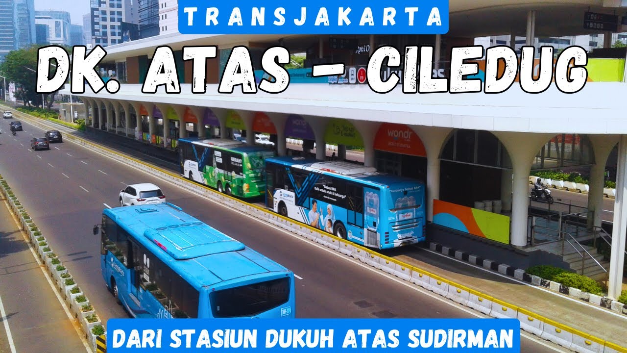 Trip BRT Transjakarta #148❗ DUKUH ATAS SUDIRMAN ke CILEDUG Naik Koridor 13C Terbaru Hanya 3rb