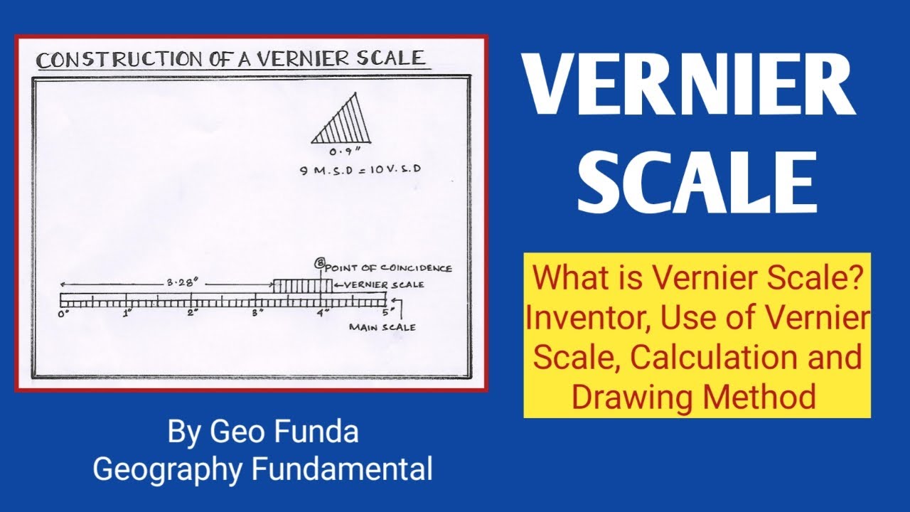 Vernier Scale ll ভার্নিয়ার স্কেল ll 1st Semester ll Honours Geography