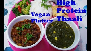 High Protein Thaali is a Vegan Platter for Weight Loss