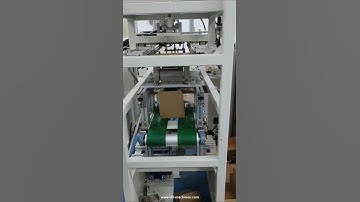High speed gift box case folding forming machine box forming video