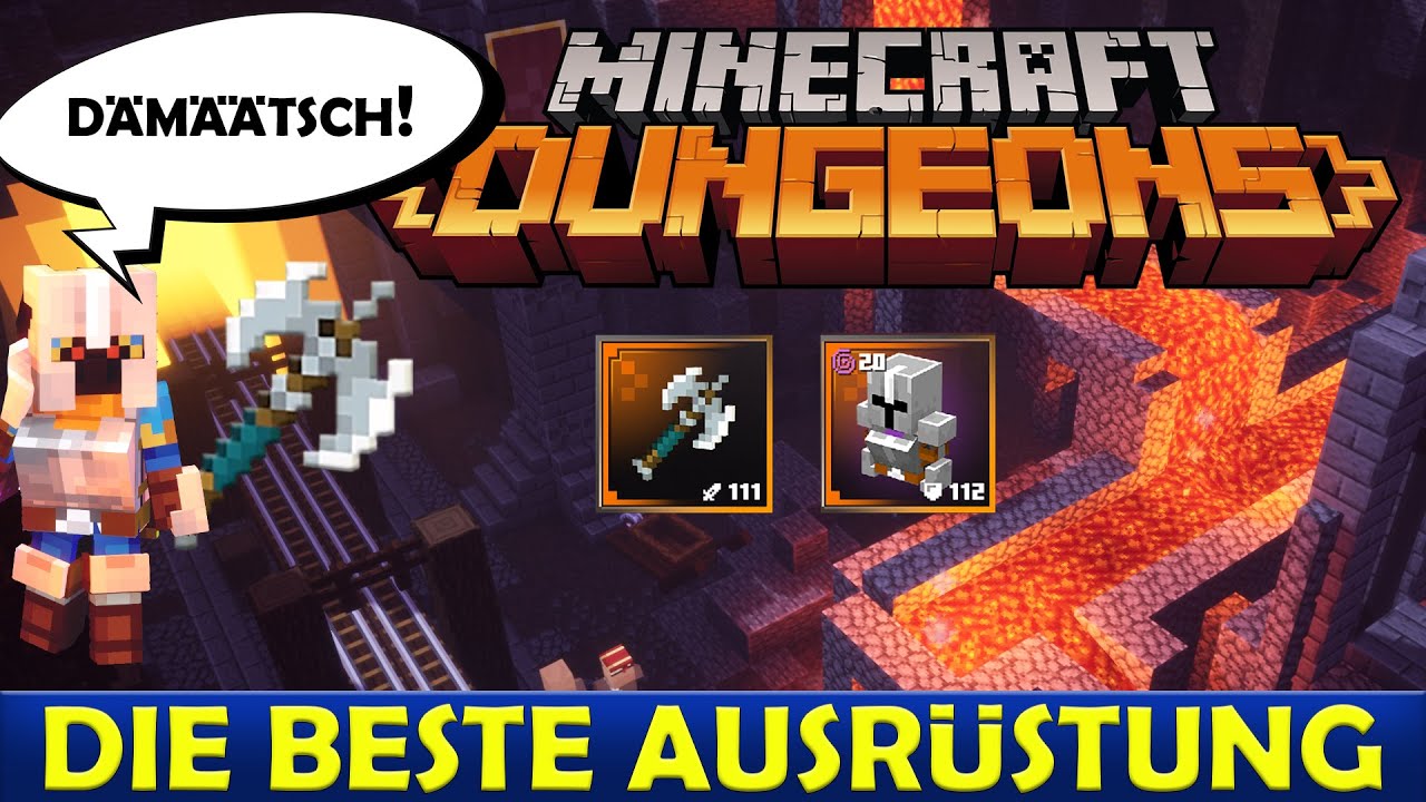 MINECRAFT DUNGEONS - Waffen- und Rüstungstipps!