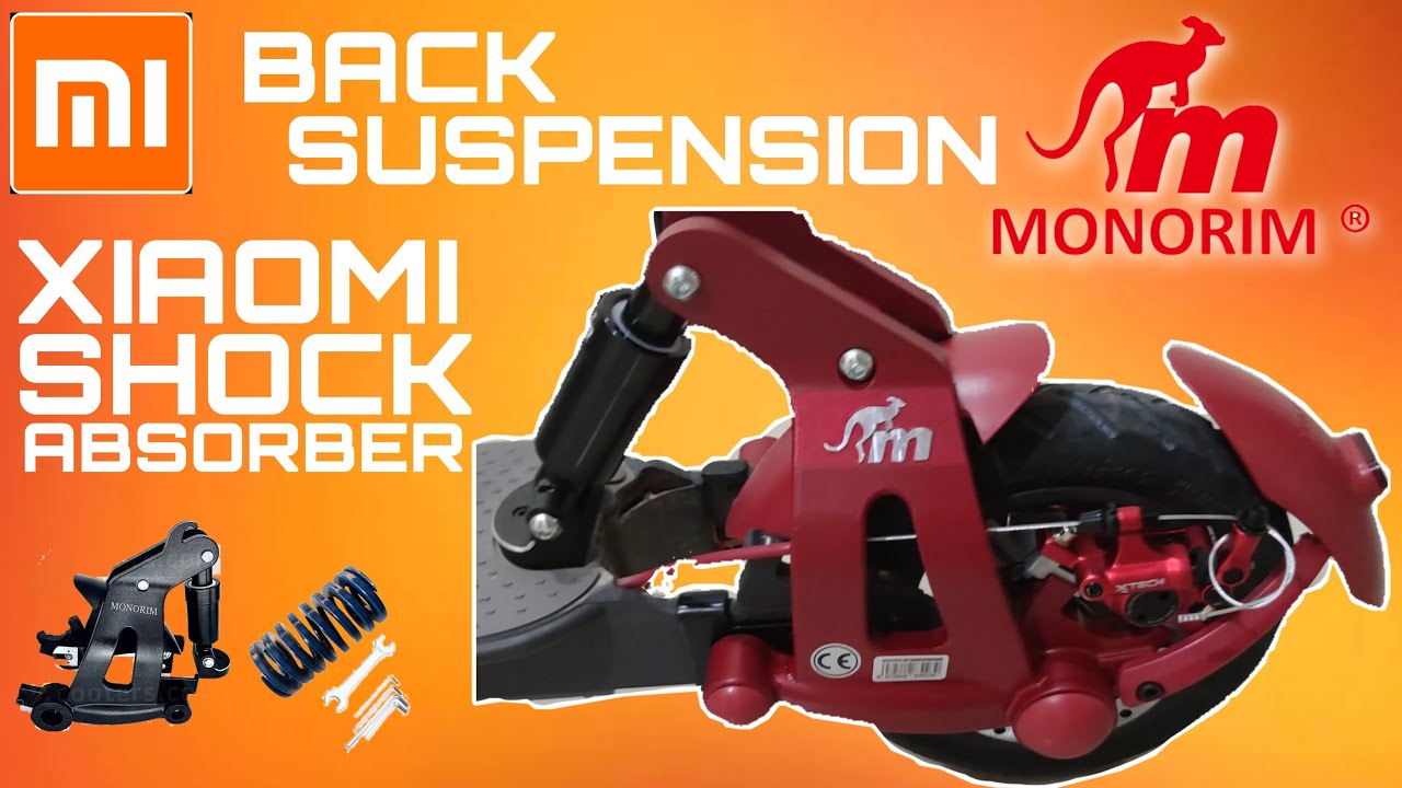 XIAOMI M365 PRO BACK SUSPENSION INSTALLATION MONORIM MR1 PRO PRO2