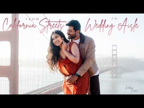 FROM CALIFORNIA STREETS TO WEDDING AISLE | Ujwala & Dinesh Reddy Baddam | 4K | Weddingscapes