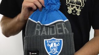Buy this at
http://www.hatland.com/hats/raiders-2015-stadium-charcoal-blue-knit-beanie-new-era-26651/index.cfm
while in-stock: charcoal grey and electric blu...
