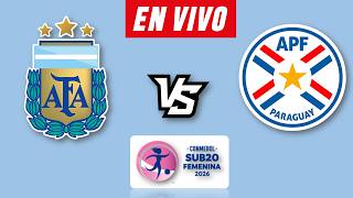 ARGENTINA VS PARAGUAY LIVE 🔴 CONMEBOL U-20 WOMEN'S 2026 ▶️ SCHEDULE AND WHERE TO WATCH LIVE