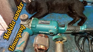 Makita 4.8amp.50-60hz 1050w sander/umuogong, try to open #subscribe#dodznbvlog