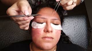 how to lash  the inner and outer corners with lash extensions with celebrity lash stylist