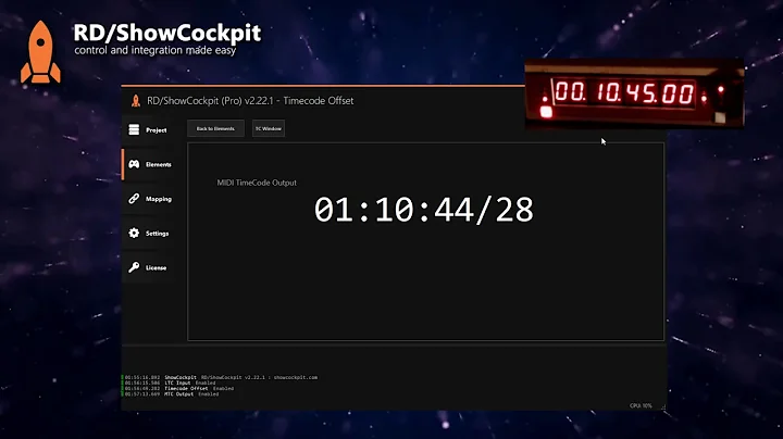 Applying an offset to a Timecode signal