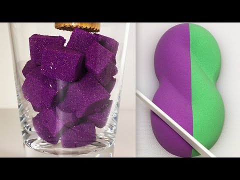 Very Satisfying Video Compilation 60 Kinetic Sand Cutting ASMR
