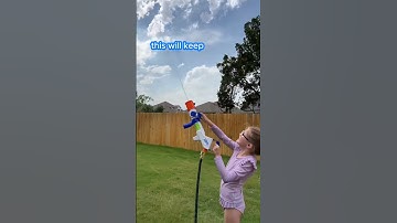 Garden hose 🤝 @nerf Super Soaker!