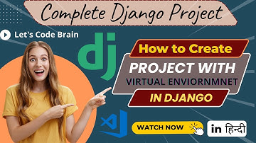 #2 | How to Create a Django Project with Virtual Environment | Install and Setup Django | #django