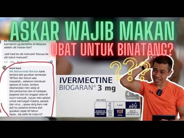 Kalau Tentera Tak Makan Ubat Ni Boleh Dihadapkan Ke Mahkamah Tentera Pil Ivermectin Ubat Haiwan Youtube