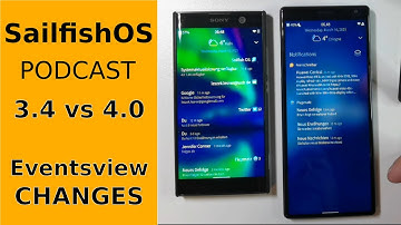 Sailfish OS 3 4 vs 4 0 - Eventsview differences