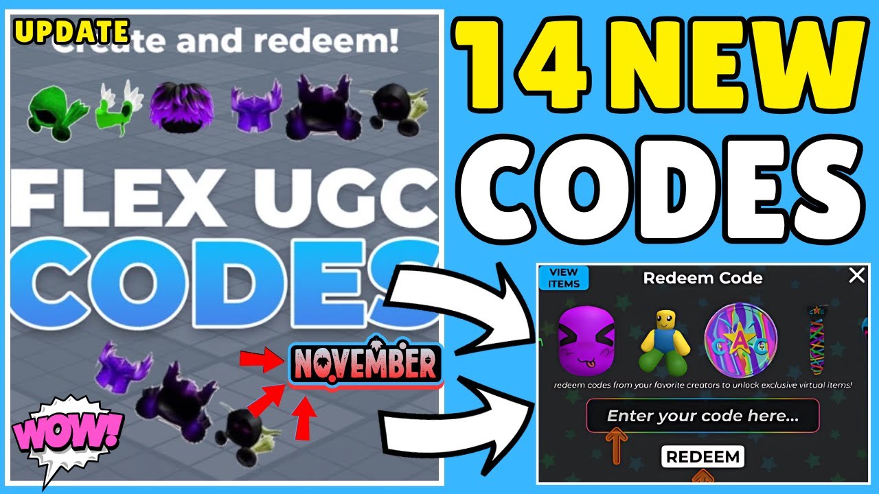 🎃ACTIVE!🎃[CODE]🎃 FLEX UGC CODES IN 2025 - ROBLOX FLEX UGC CODES 2025 ...