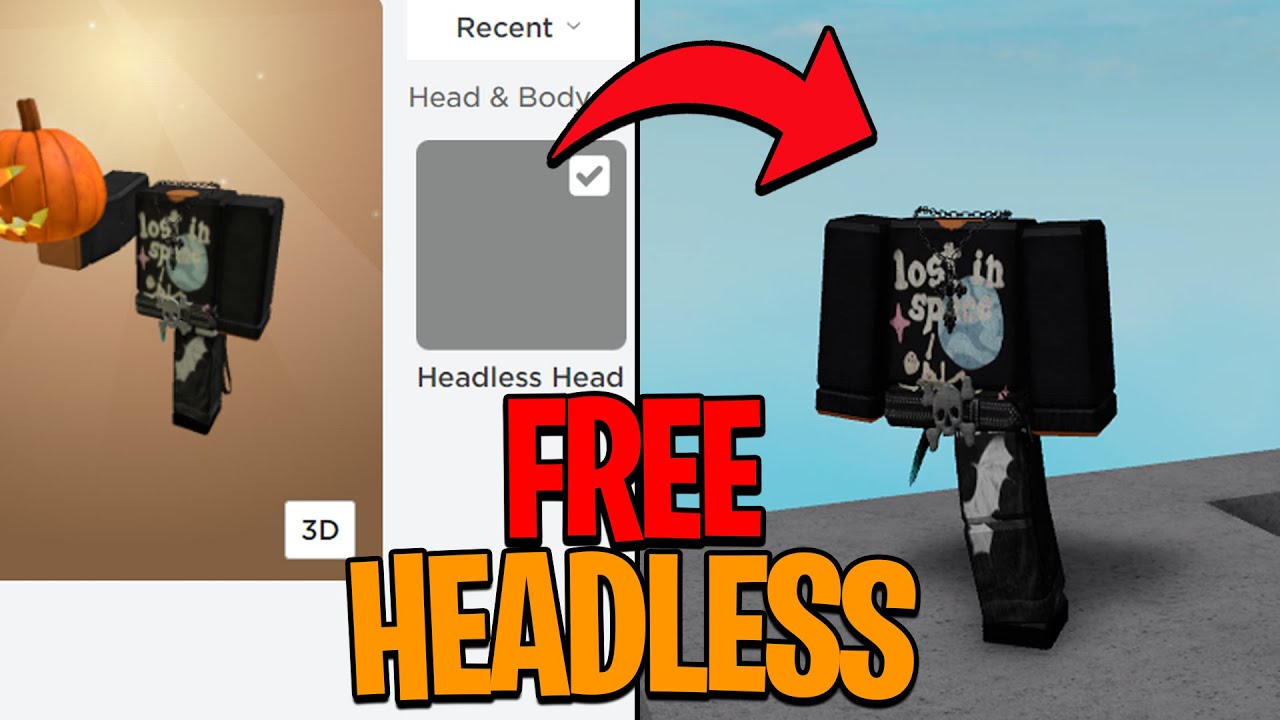 headless head roblox code