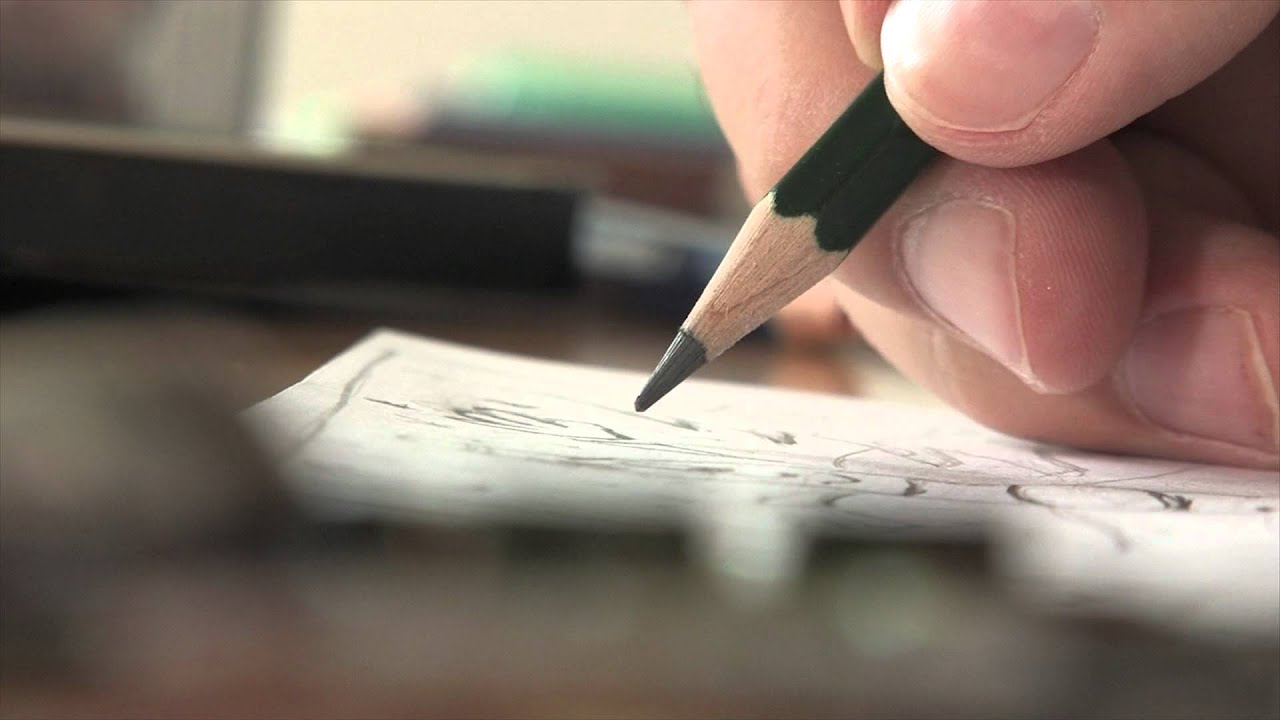 Hand Illustration Drawing - Free Footage - Full HD 1080p