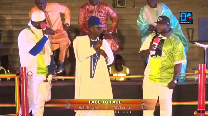 Face to Face Balla Gaye 2 vs Modou Lo :quand les deux lutteurs se lancent des piques