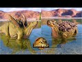 NEW! ALL SMALL DINOSAURS HEAD RAISING ANIMATION WHILE IN WATER | FEATHERED SPECIES PACK