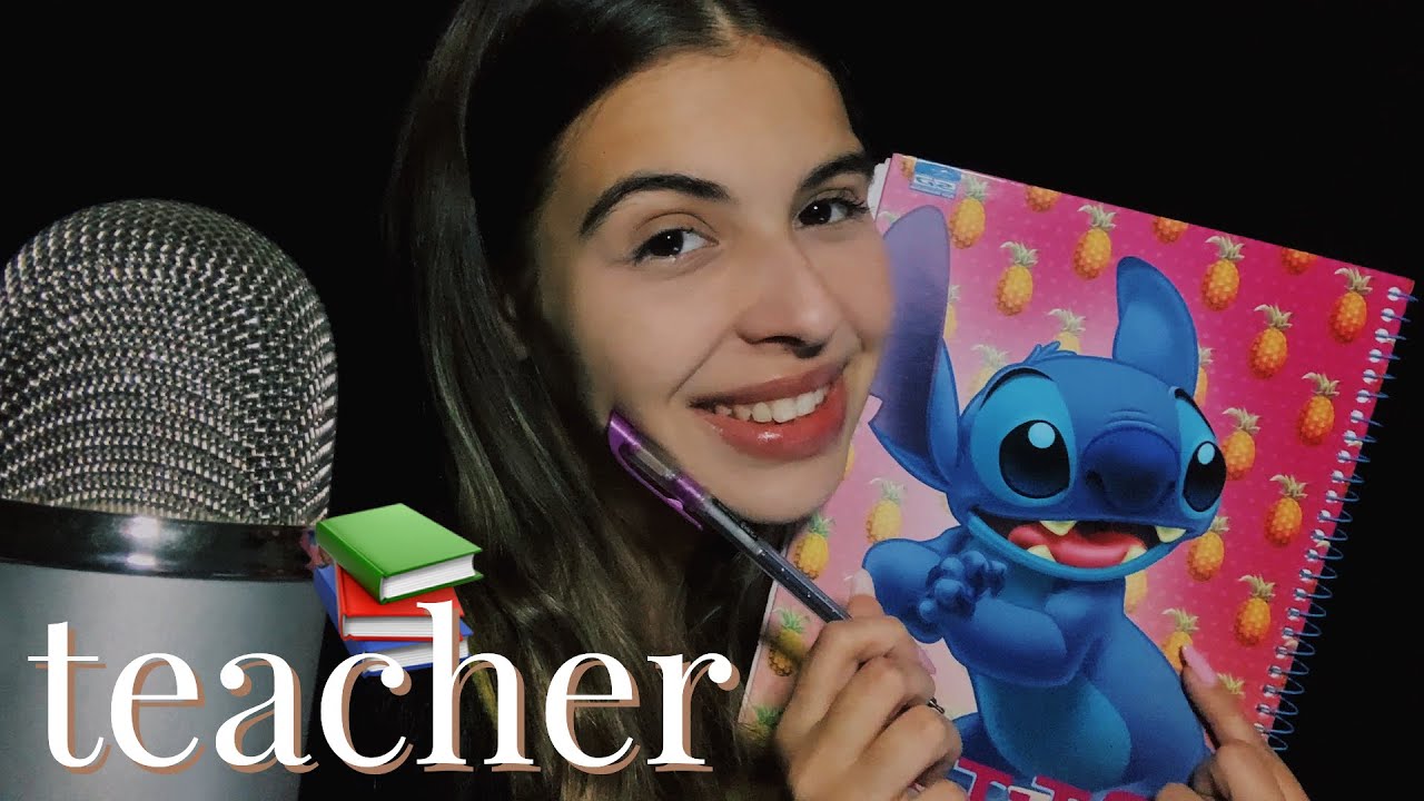 ASMR PERSONAL ATTENTION: PROFESSORA TE ENSINANDO INGLÊS | Atenção Pessoal