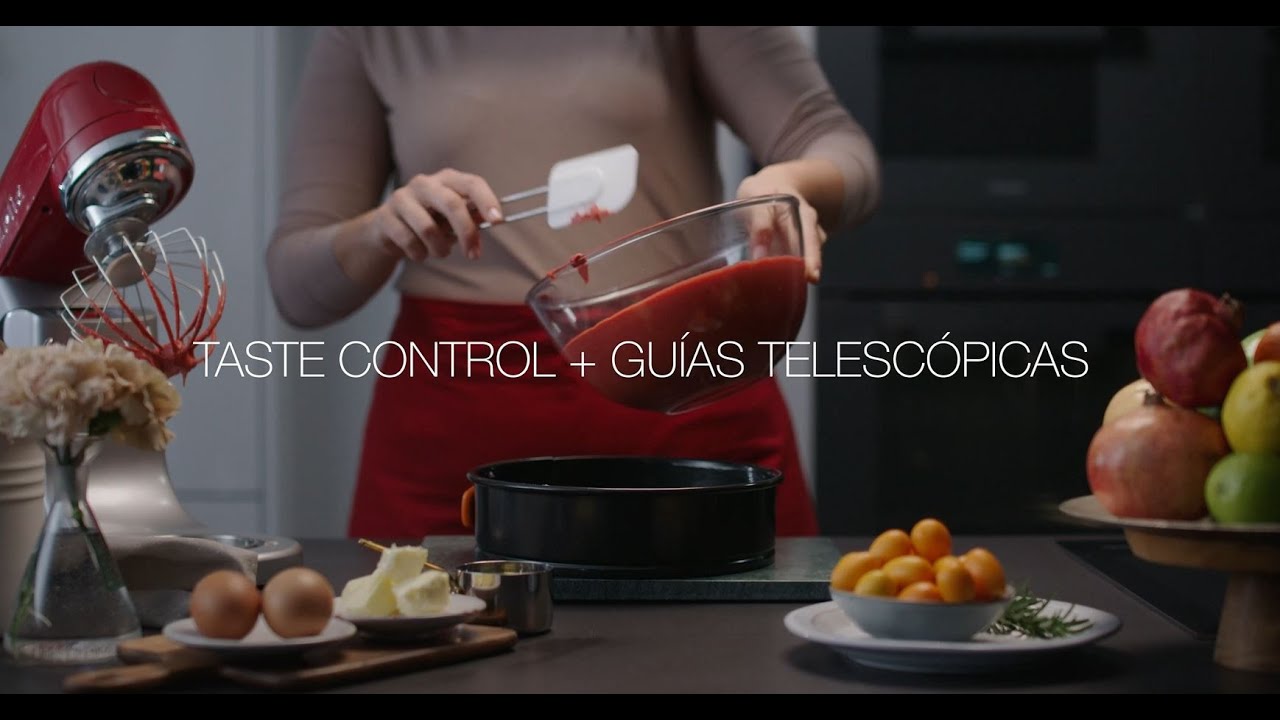 Descubre la función Taste control y las guías telescópicas en los hornos Miele