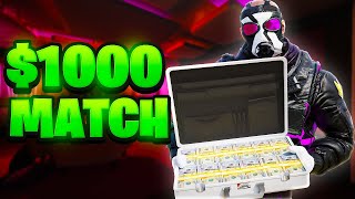 The $1000 1v1 Match… Rainbow Six Siege