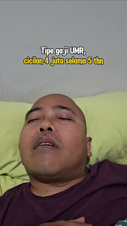 Gimana gaya tidur kalo mobil atau motornya sudah ditarik leasing ya? 😂