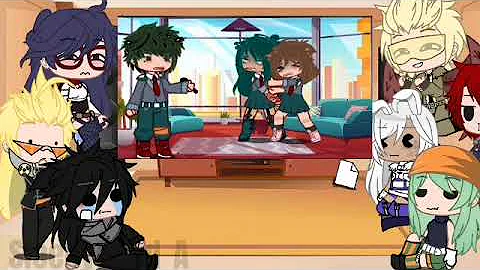 Pro heroes react to deku wears glasses?? (requested)