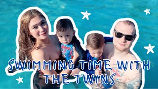 Swimming Time with the Twins | BinnsVlogs